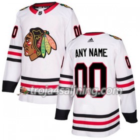 Chicago Blackhawks tröja Customized Vit 2017-2018 Adidas Authentic - Dame NHL Tröjor